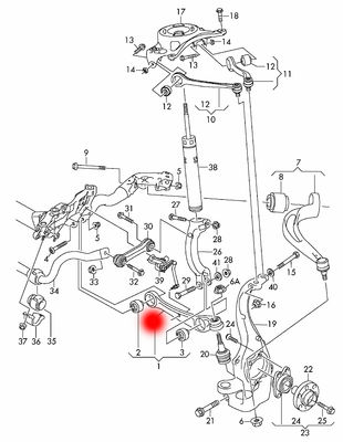 OEM 8KD407151B 8KD407152B CONTROL ARM Front Axle FOR AUDI A4 Allroad B8 /AUDI A5