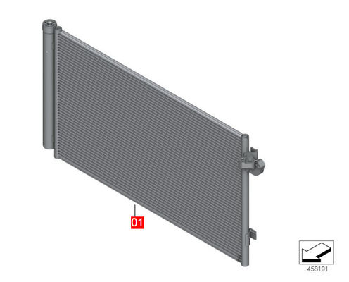 OEM 64539364255 9364255 AIR CONDITIONING CONDENSER FOR BMW 5(G30,F90)M550I XDRIVE